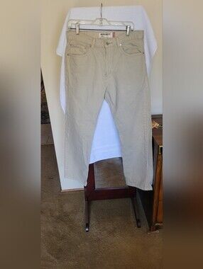 Levi's 505 VINTAGE Men's Straight Leg Jeans in Khaki 34X29
